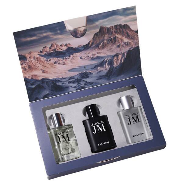 Pequena cidade do Vietnã Ichan homens perfume kit azul perfume atacado terra deserto perfume caixa fresco durável