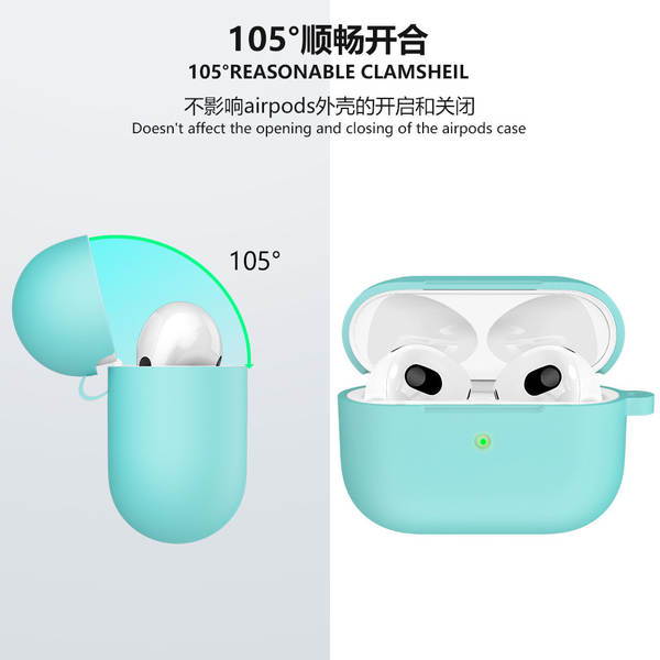 Nova capa de silicone espesso airpods pro 2ª geração com case integrado airpods 3