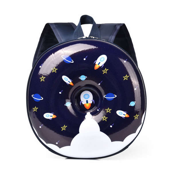 Cartão de criança novo desenho animado doce doce dois ombros mochila jardim de infância menino menina luz arco-íris mochila criativa