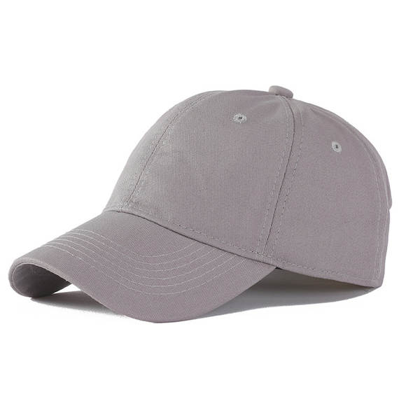 Novo chapéu de algodão puro, chapéu de beisebol feminino, chapéu de beisebol masculino