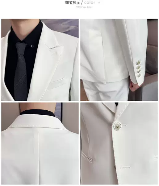 Terno Branco Masculino