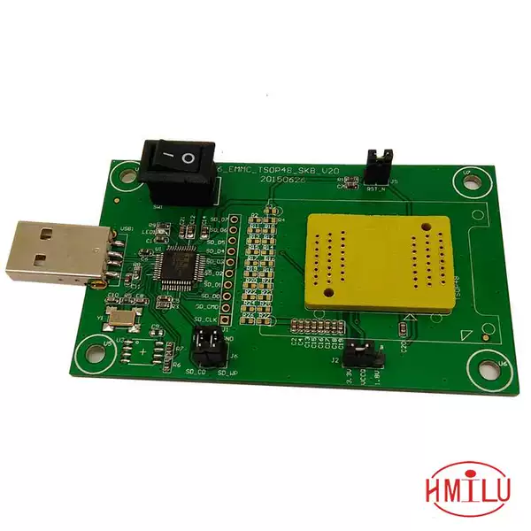 HMILU fabricante EMCP221 transmissão de lâmpadas de transmissão de dados da estação de teste USB recuperação de leitura e gravação BGA221